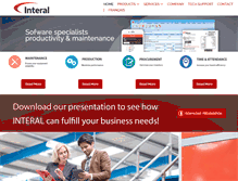 Tablet Screenshot of interal.com